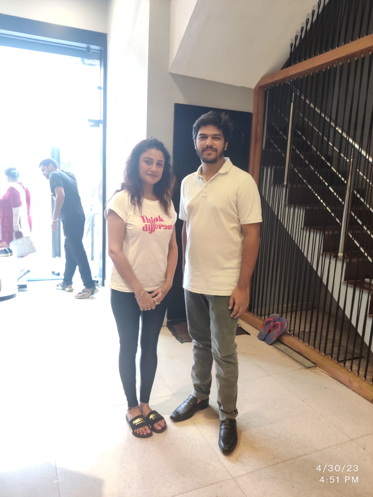 Visitors inside the POSH store in Ambur