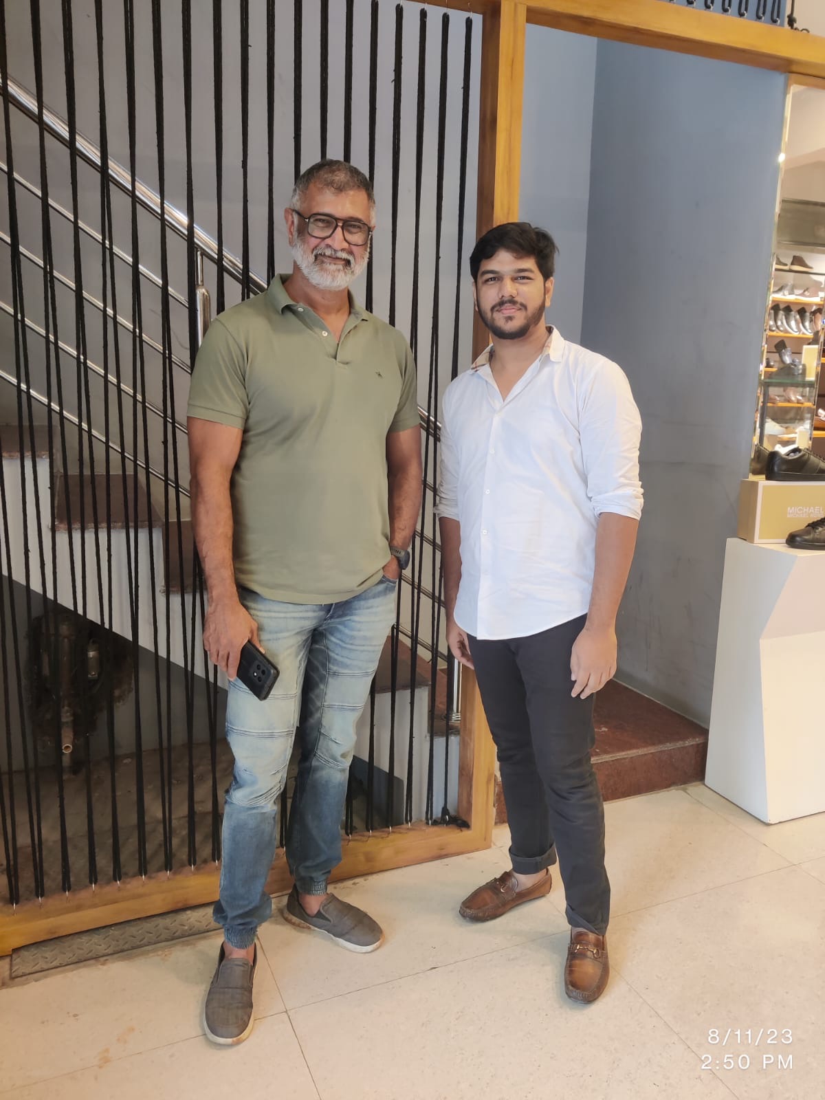 A customer visit inside POSH Ambur